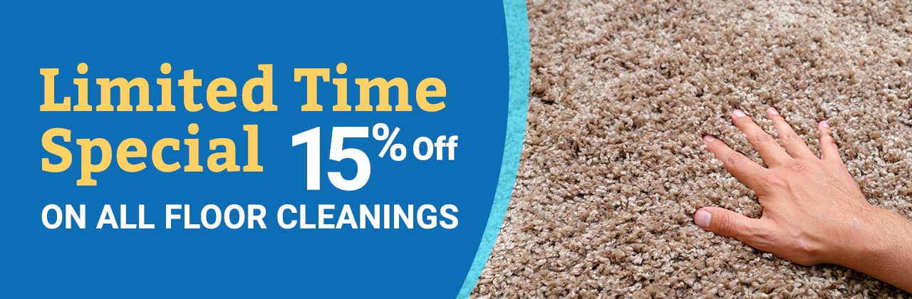 Limited Time Special 15% Off On All floor cleanings.